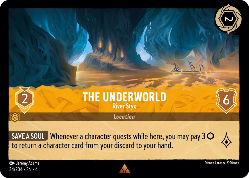 The Underworld - River Styx card