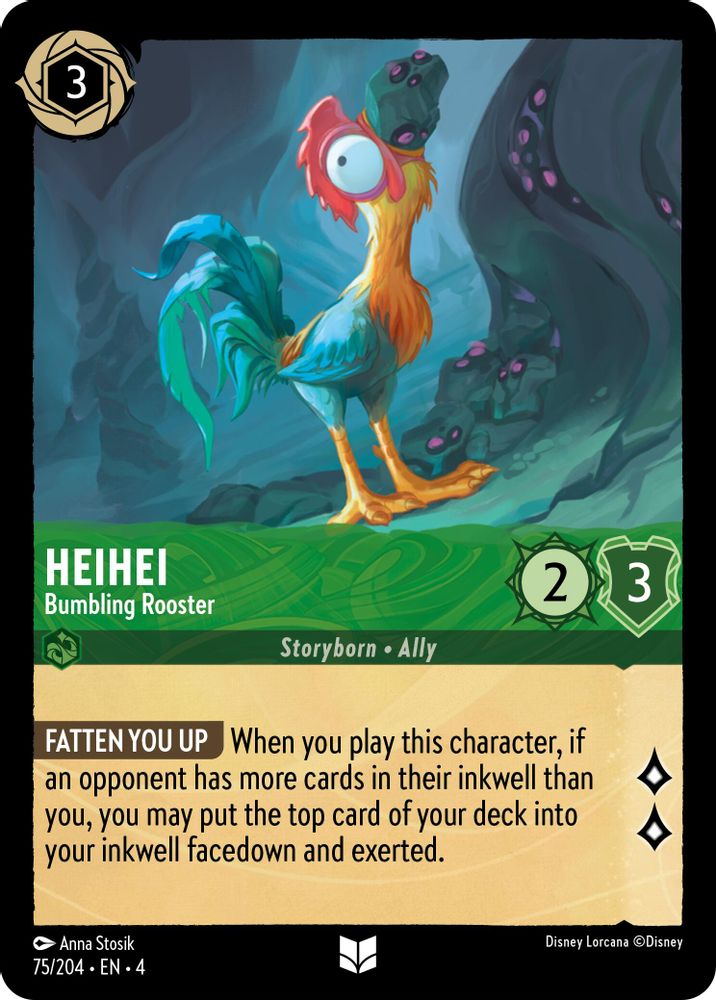 Heihei - Bumbling Rooster card