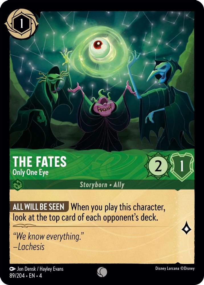 The Fates - Only One Eye card