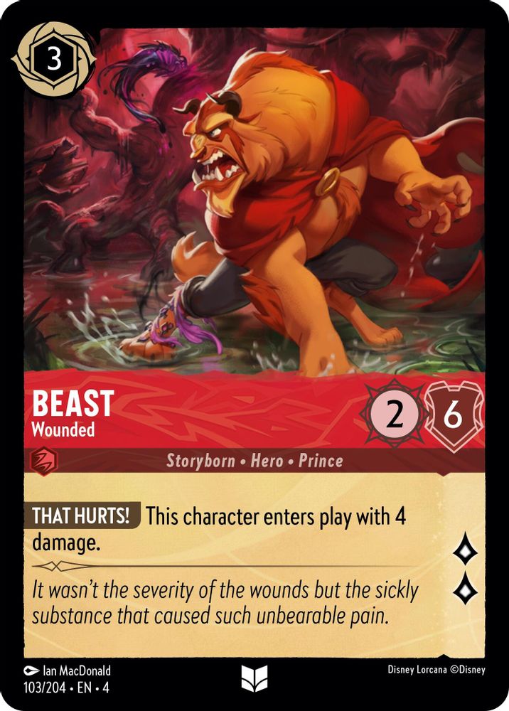 Beast - Wounded card