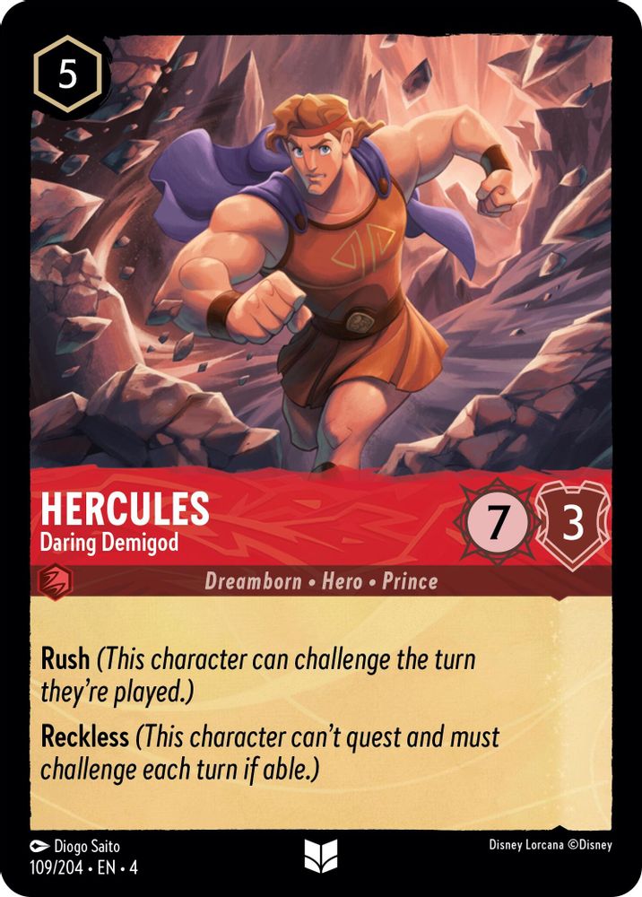 Hercules - Daring Demigod card