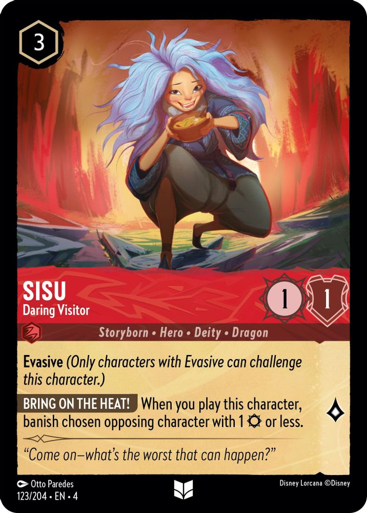 Sisu - Daring Visitor card
