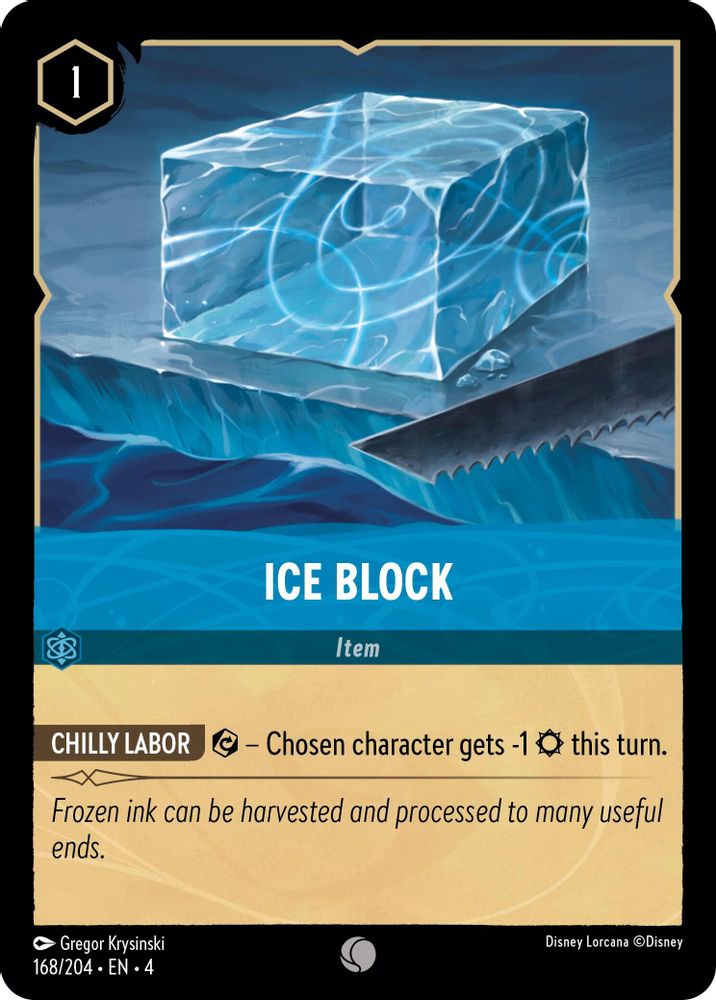 Ice Block card