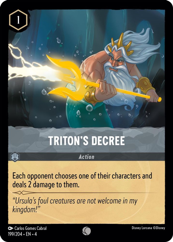 Triton's Decree card