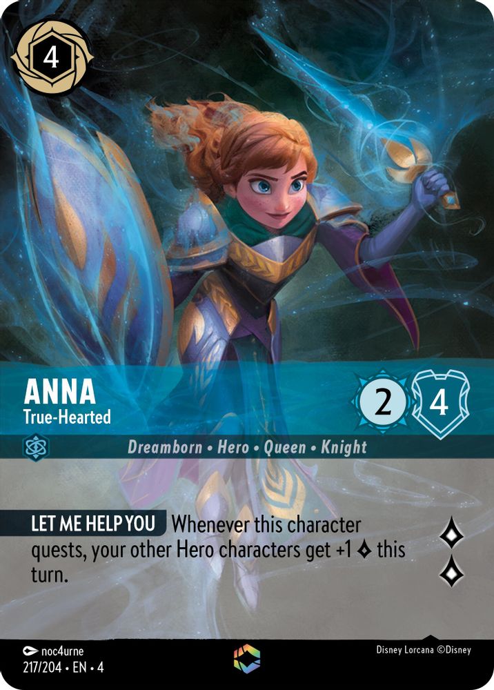 Anna - True-Hearted (Enchanted) card