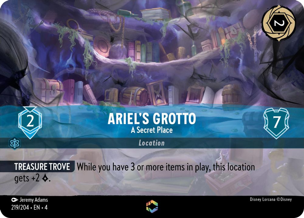 Ariel's Grotto - A Secret Place (Enchanted) card