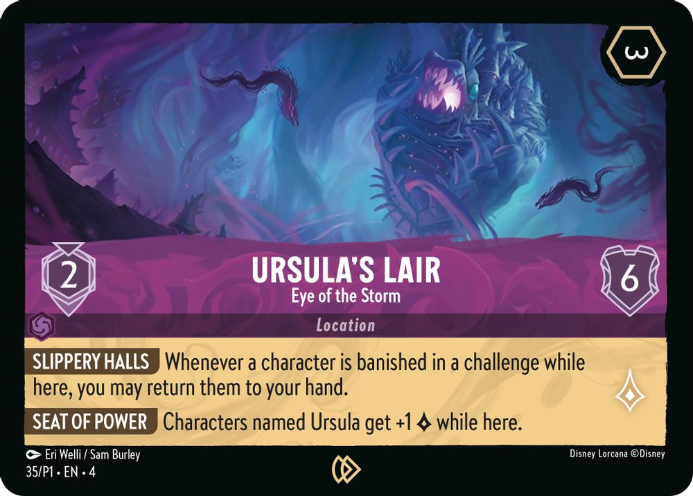 Ursula's Lair - Eye of the Storm card