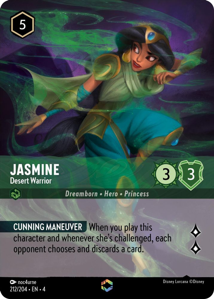 Jasmine - Desert Warrior (Enchanted) card