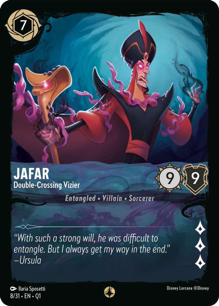 Jafar - Double-Crossing Vizier card