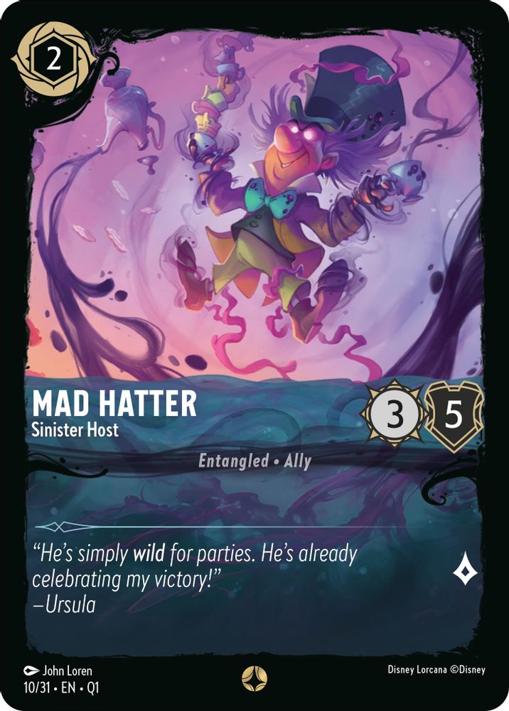 Mad Hatter - Sinister Host card