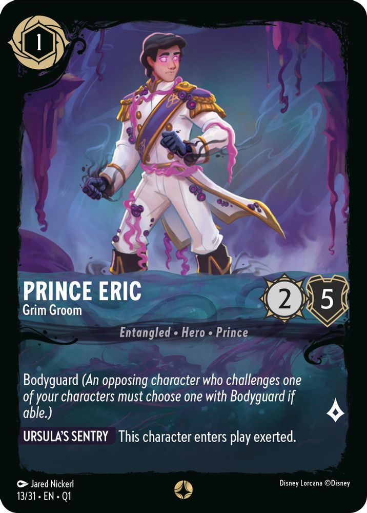 Prince Eric - Grim Groom card
