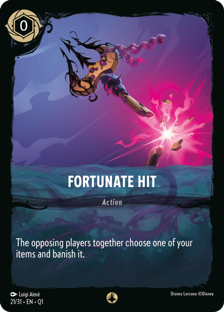 Fortunate Hit card