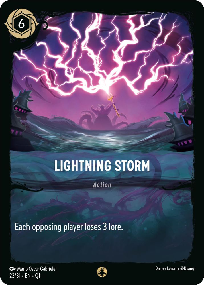 Lightning Storm card