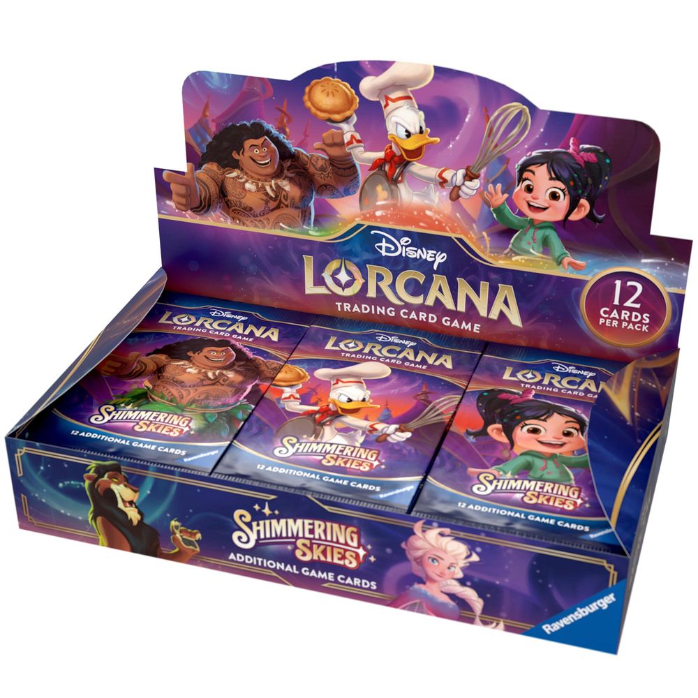 Disney Lorcana: Shimmering Skies Booster Box card