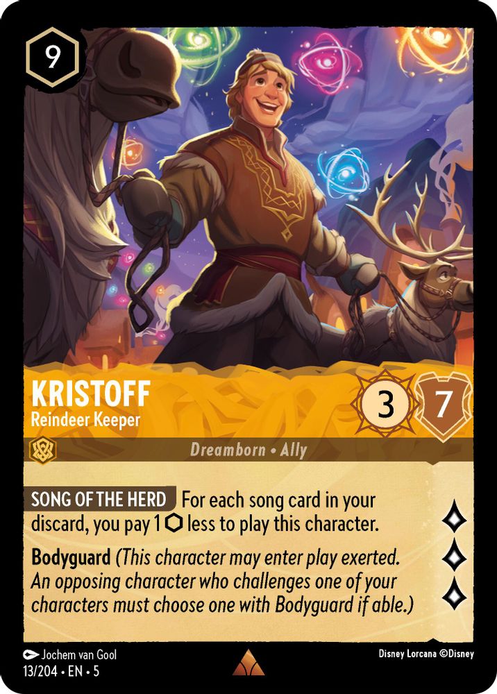Kristoff - Reindeer Keeper card