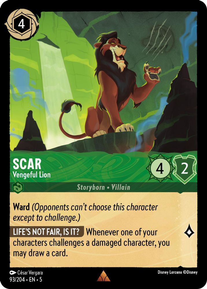 Scar - Vengeful Lion card