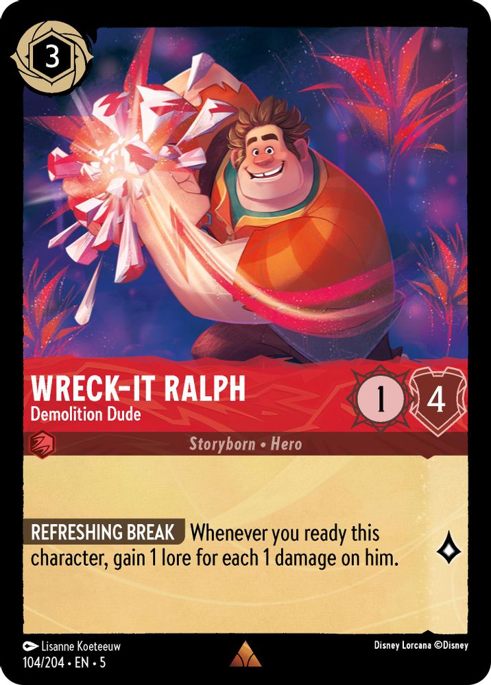 Wreck-It Ralph - Demolition Dude card