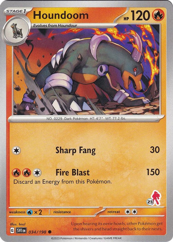 Houndoom - Armarouge 23 — Battle Academy 2024 #34/198