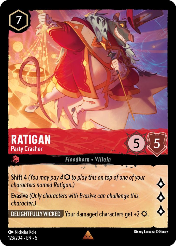 Ratigan - Party Crasher card