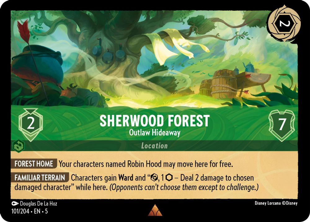 Sherwood Forest - Outlaw Hideaway card
