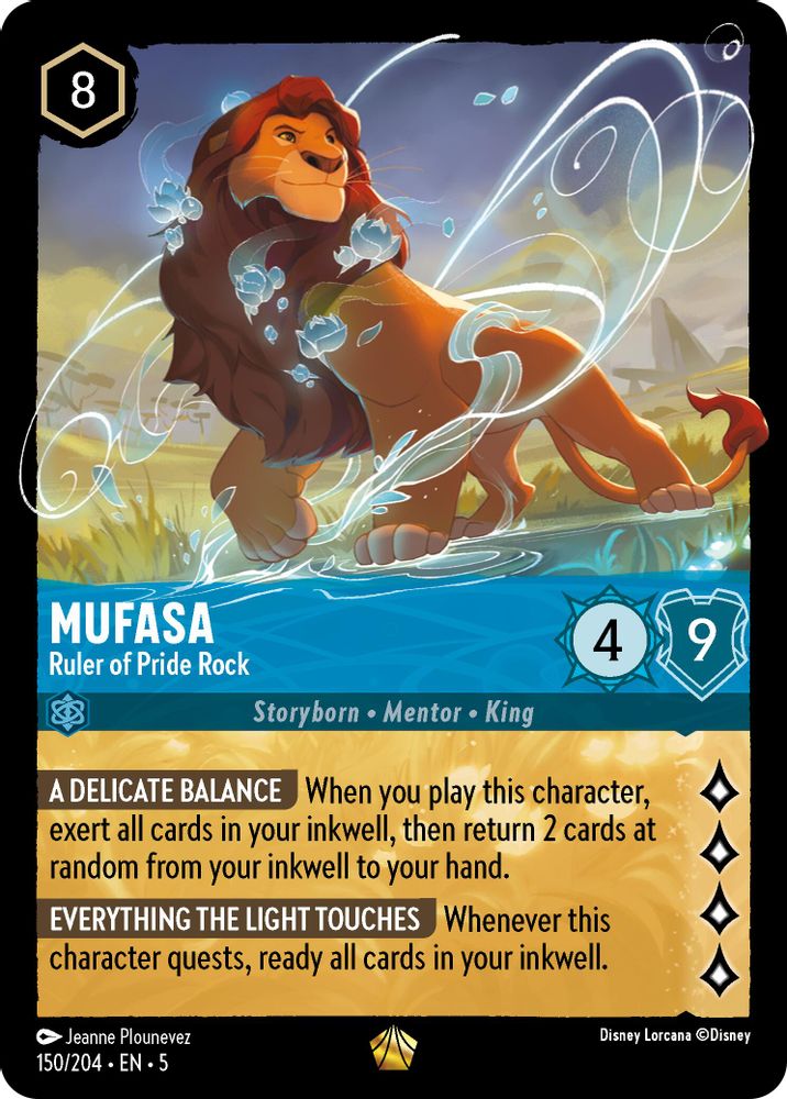 Mufasa - Ruler of Pride Rock card