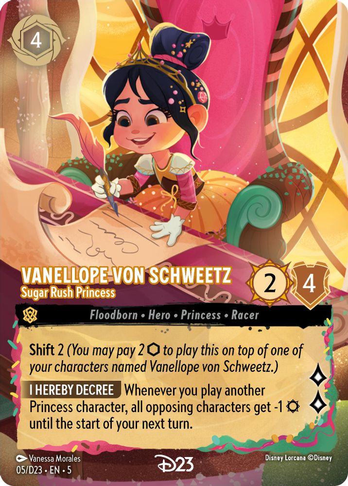 Vanellope von Schweetz - Sugar Rush Princess card