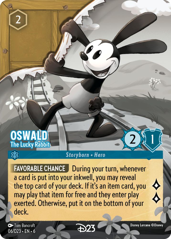 Oswald - The Lucky Rabbit card