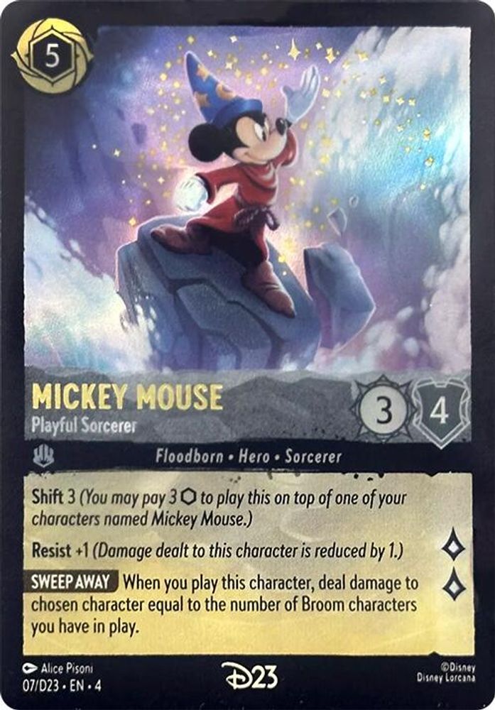 Mickey Mouse - Playful Sorcerer card