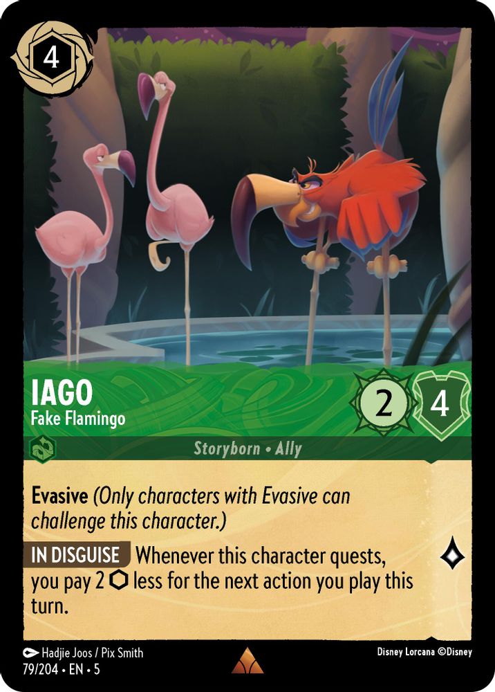 Iago - Fake Flamingo card