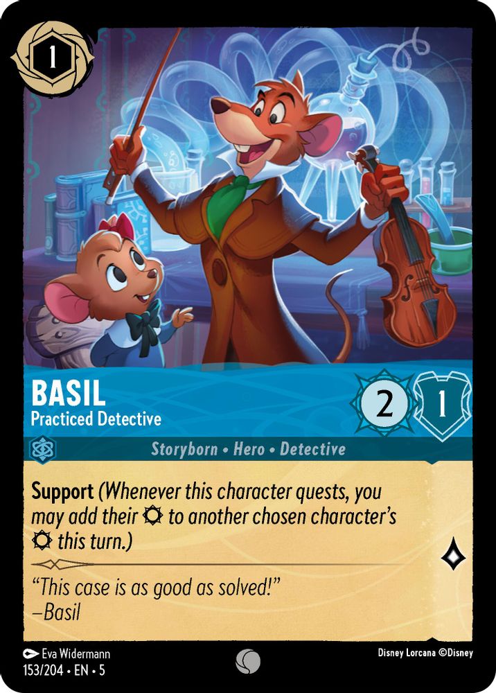Basil - Practiced Detective card