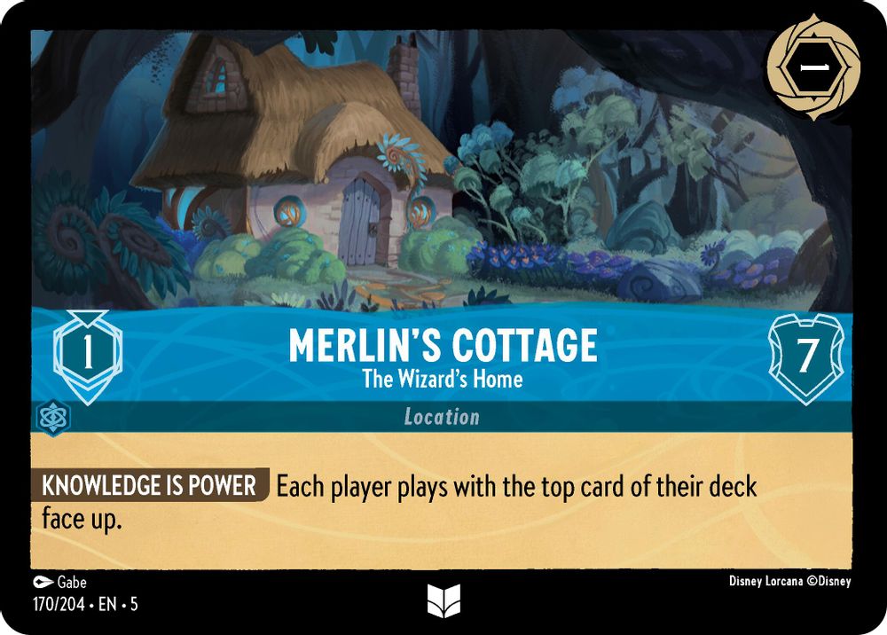 Merlin's Cottage - The Wizard's Home card