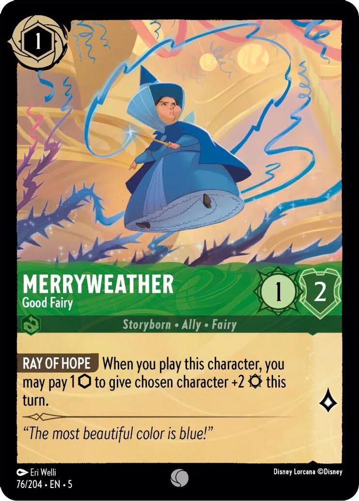 Merryweather - Good Fairy card