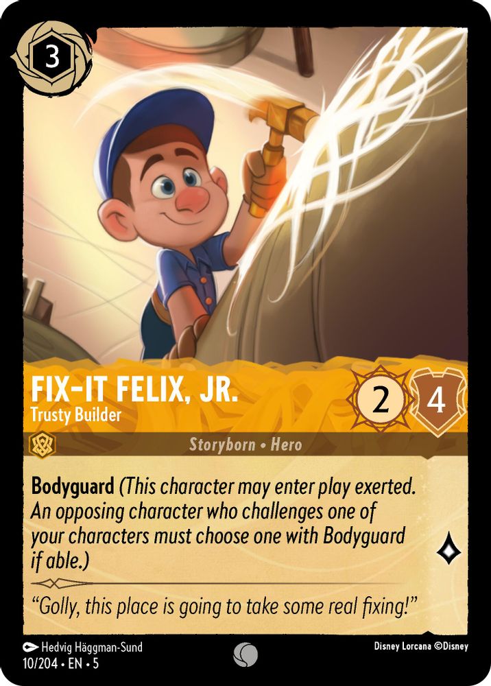 Fix-It Felix, Jr. - Trusty Builder card
