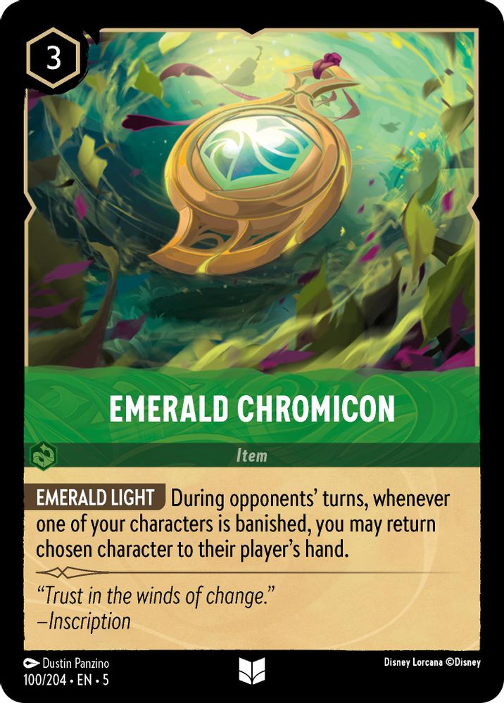 Emerald Chromicon card