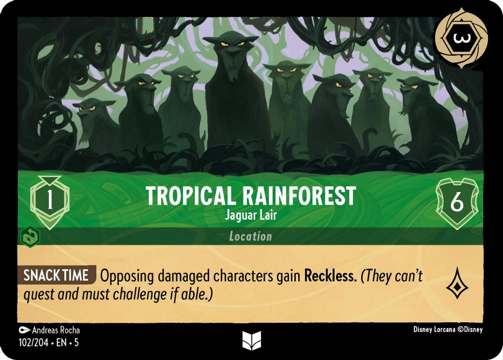 Tropical Rainforest - Jaguar Lair card