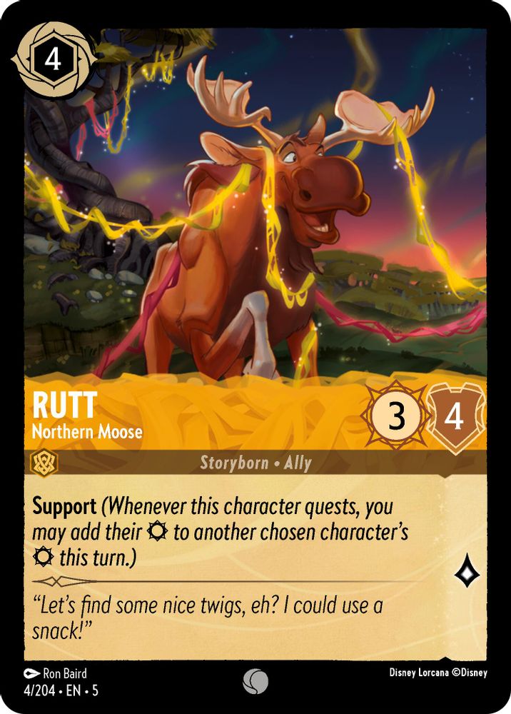 Rutt - Northern Moose card