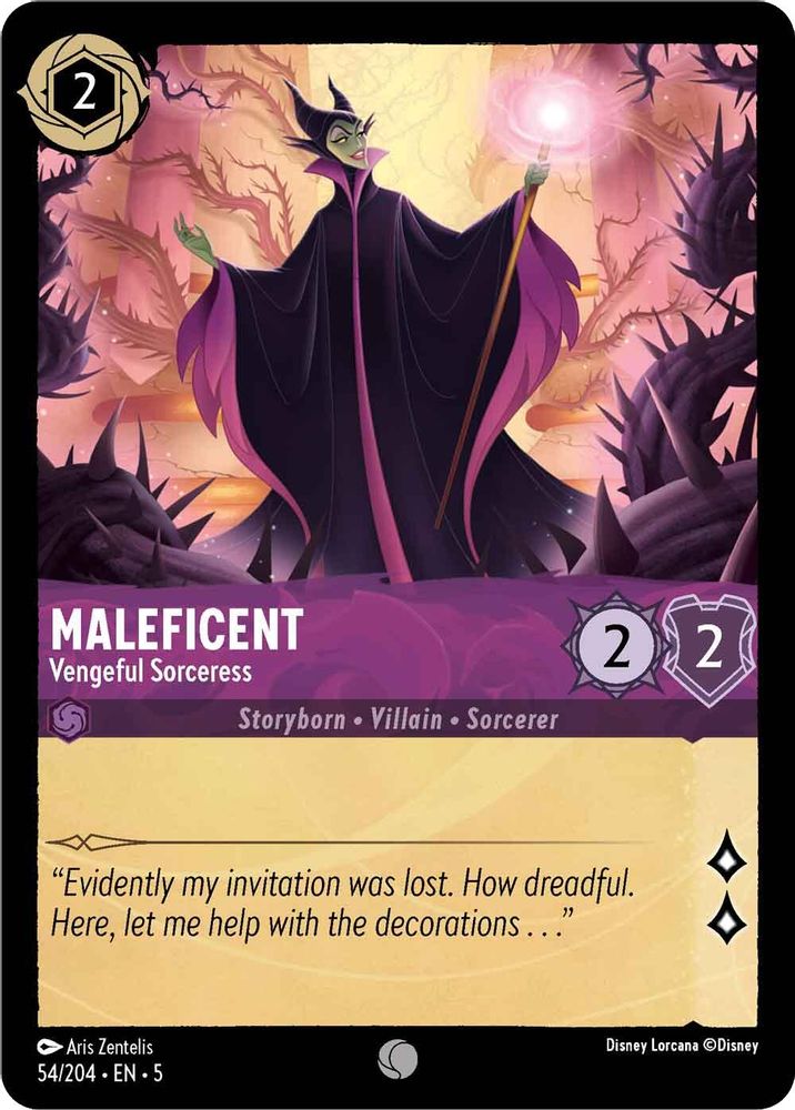 Maleficent - Vengeful Sorceress card