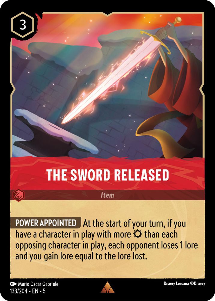 The Sword Released card