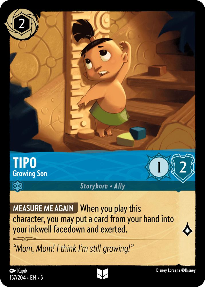 Tipo - Growing Son card
