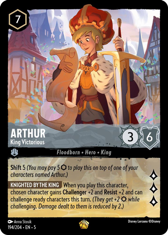 Arthur - King Victorious card