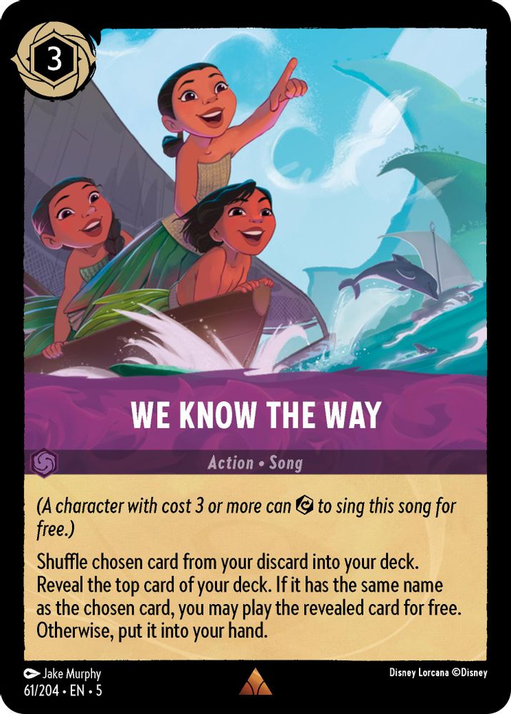 We Know the Way card
