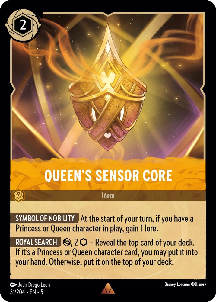 Queen's Sensor Core card