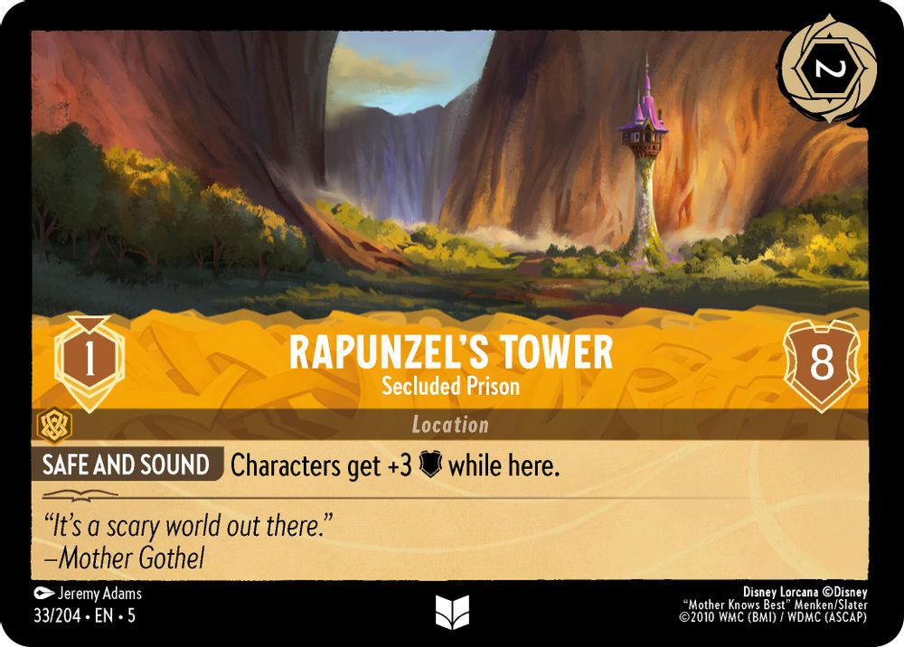 Rapunzel's Tower - Secluded Prison card