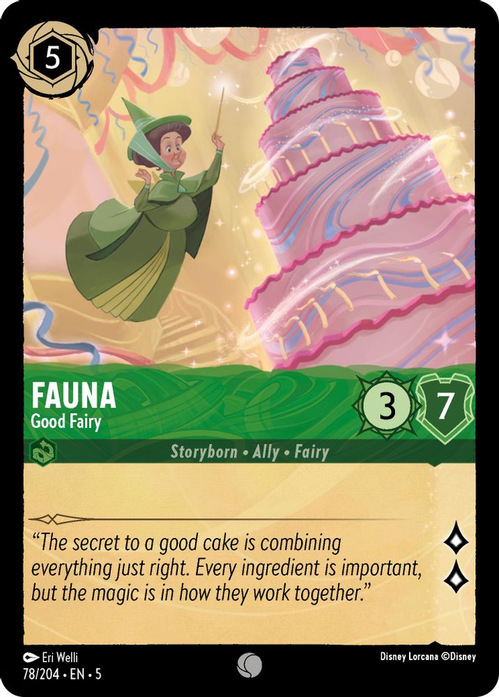 Fauna - Good Fairy card