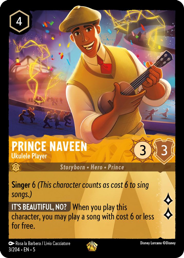 Prince Naveen - Ukulele Player card