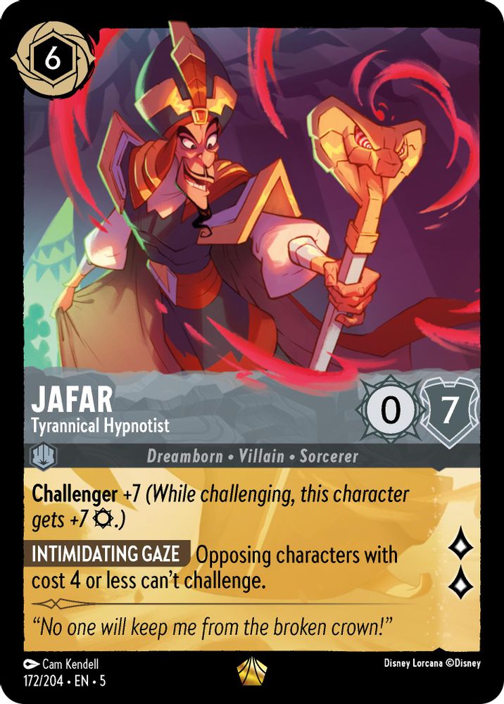 Jafar - Tyrannical Hypnotist card