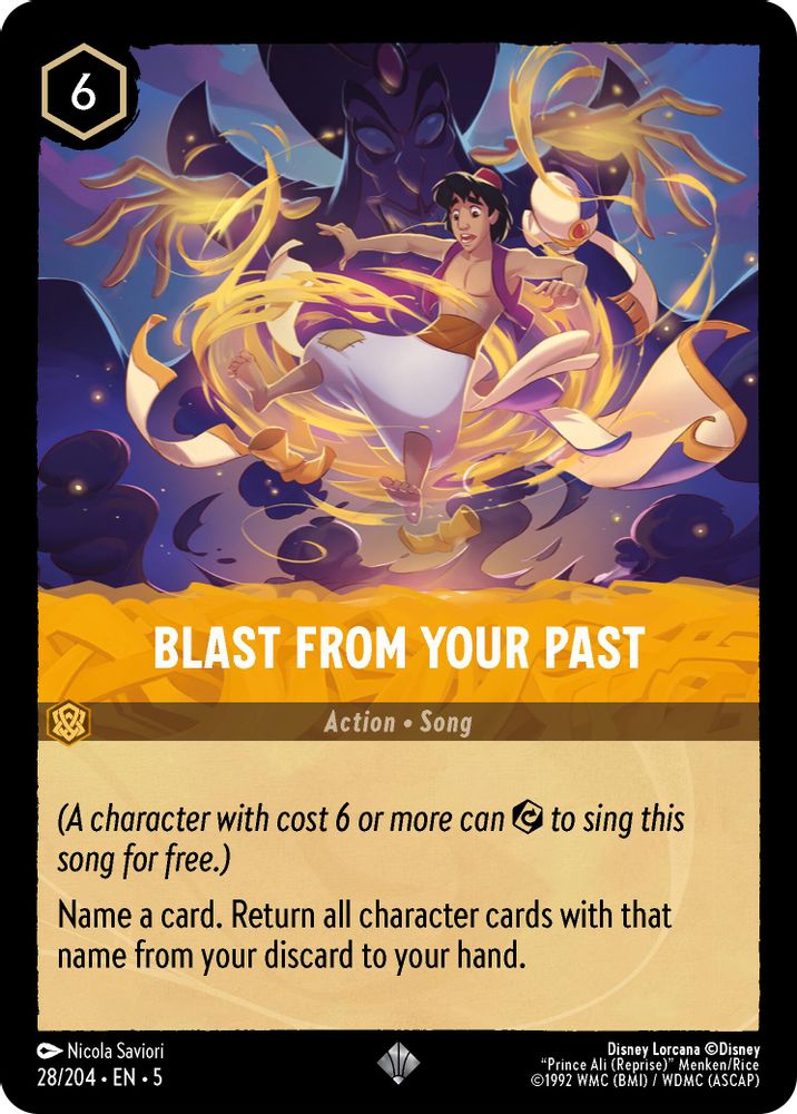 Blast From Your Past card
