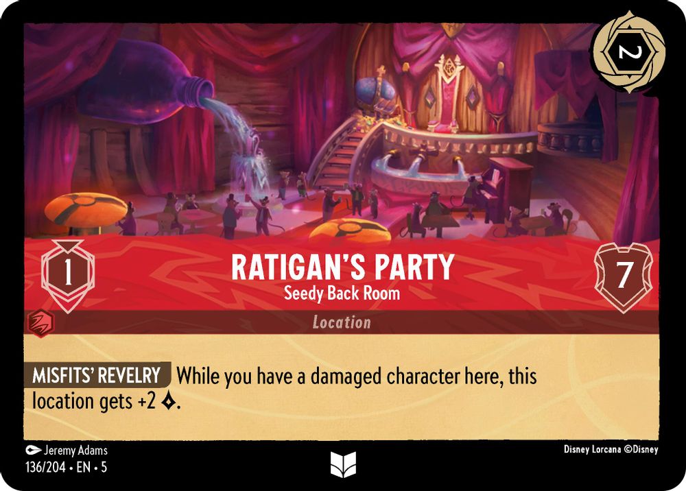 Ratigan's Party - Seedy Back Room card