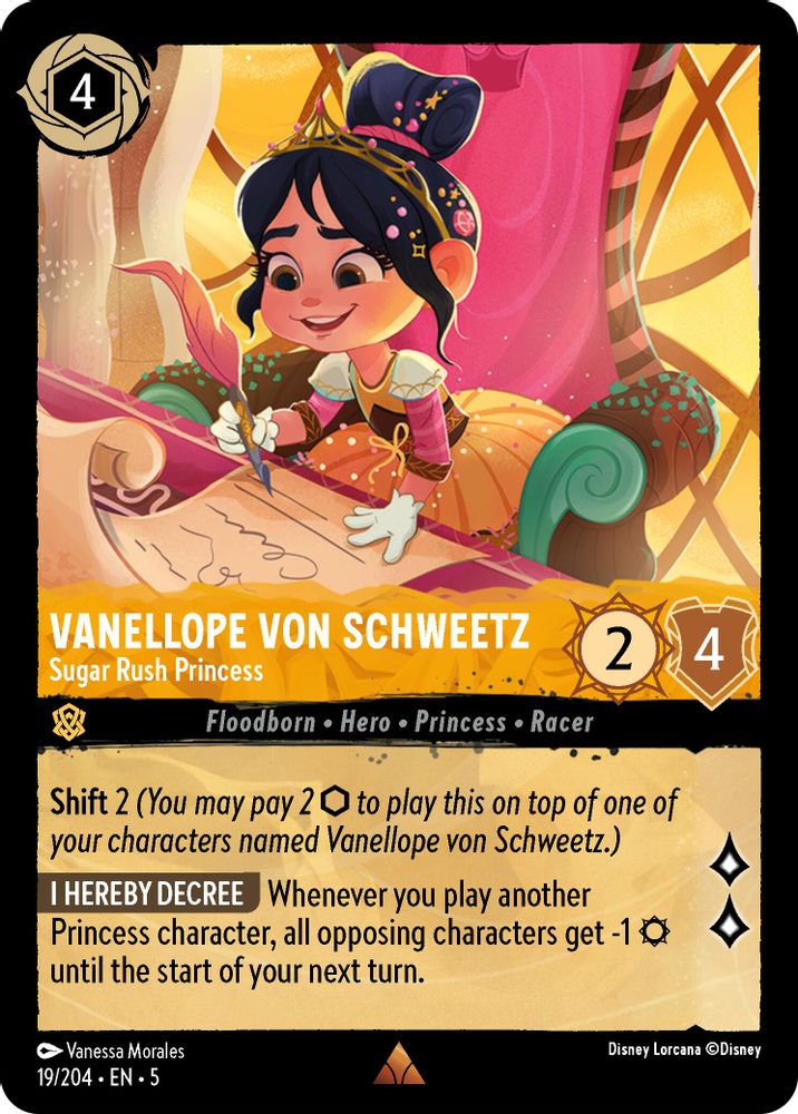 Vanellope von Schweetz - Sugar Rush Princess card