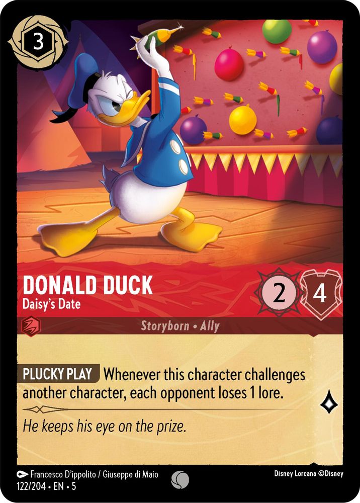 Donald Duck - Daisy's Date card